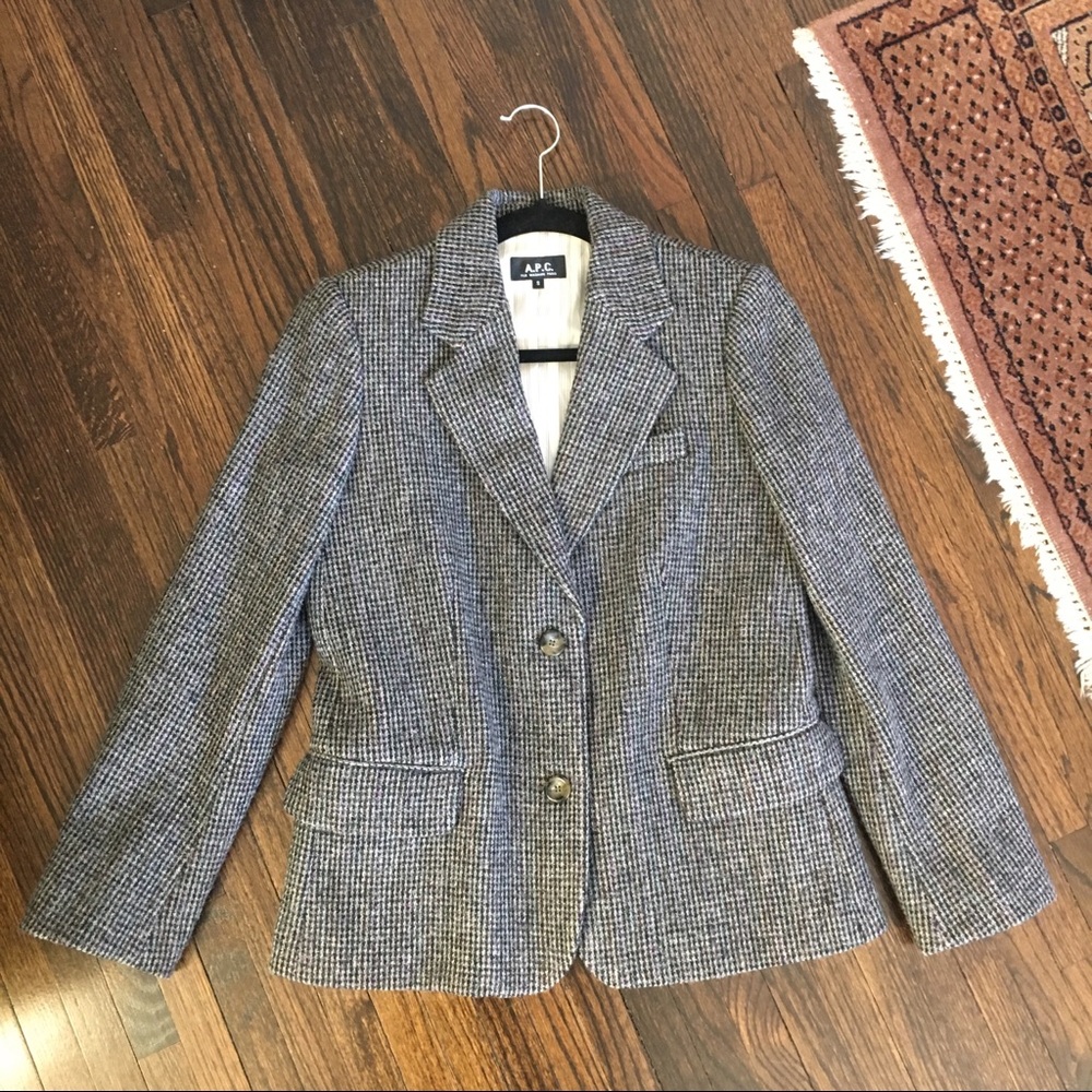 APC HARRIS TWEED BLAZER (NWT) - Picture 3 of 8